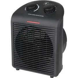 Hotserie Heizlüfter 2000 Watt schwarz 3 Stufen Heizgerät - Schwarz