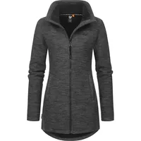 Ragwear Damen, weiche Strickjacke Übergangsjacke mit Teddy-Fleece Miram Melange