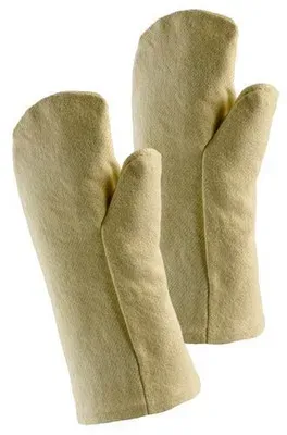 Hochhitzehandschuh aus Aramidgewebe, schnittfest, Länge 30 cm