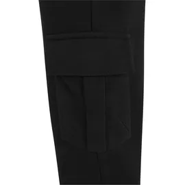 URBAN CLASSICS Boys Light Terry Wide Cargo Sweatpants", Black, 158/164, - schwarz,