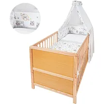 Jedynak Komplett-Bett70x140 Eule natur
