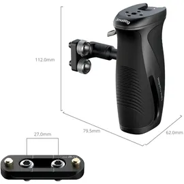 SmallRig 5194 Drehbarer Seitengriff mit 1/4 -20 Schrauben