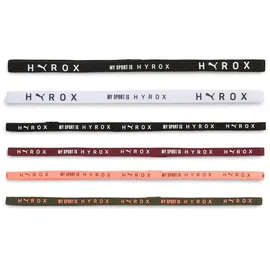 Puma 6er Pack PUMA x HYROX Haarbänder 02 - puma black/puma white/ruby shimmer/glowing orange