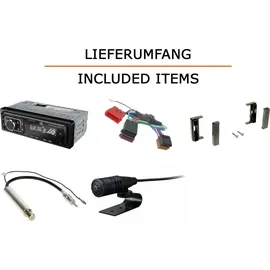 JUST SOUND best choice for caraudio Autoradio Einbaupaket JBL Celebrity 150 für Audi TT 8N Concert Bose Bluetooth USB