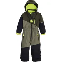 KILLTEC first instinct by killtec Kinder Skioverall/Schneeanzug mit Kapuze FISW 27 MNS ONPC, dunkeloliv, 110, 42106-000