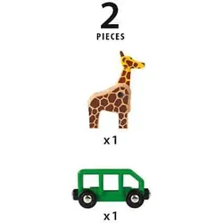 BRIO World - Giraffenwagen