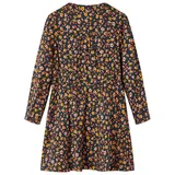 vidaXL Kinderkleid Langen Ärmeln Marineblau 116