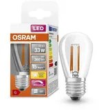 Osram LED-Lampe Edison Filament 4,8W/822 (35W) Klar Dimmable E27