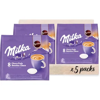 Senseo Milka Kakao Pads, 5 x 8 Getränke, 40 Kaffeepads