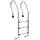 vidaXL Poolleiter 120 cm edelstahl 91733