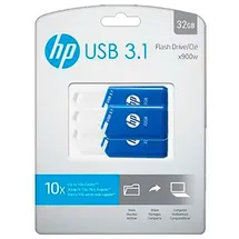 HP x755w Triple Pack USB-Stick 32 GB