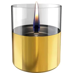 Tenderflame Tischfeuer Lilly 10 Glas Gold