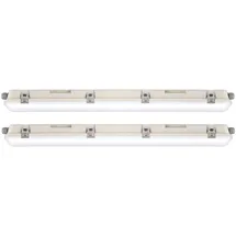 V-Tac Wannenleuchte 2 LED 120 cm Kunststoff weiß