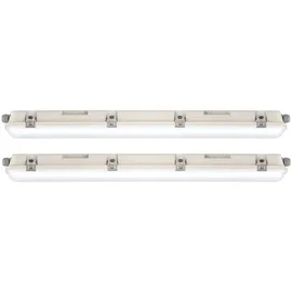 V-Tac Wannenleuchte 2 LED 120 cm Kunststoff weiß