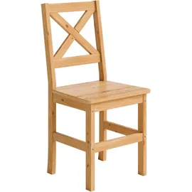 Home Affaire »Malmö« (Set) 4 Stk.Holzstuhl Kiefer Massivholz naturfarbig, erhältich als 2er und 4er-Set