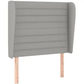 vidaXL Boxspringbett 100 x 200 cm Hellgrau