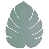Lind DNA Tischset Leaf/Medium aus Leder Nupo in der Farbe Pastellgrün, Größe: S 26X22cm, 989957