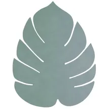 Lind DNA Tischset Leaf/Medium aus Leder Nupo in der Farbe Pastellgrün, Größe: S 26X22cm, 989957