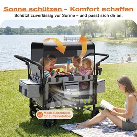 Sekey Bollerwagen faltbar grau