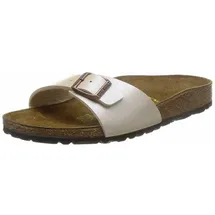 Birkenstock Madrid Vegan Birko-Flor schmal graceful pearl white 42
