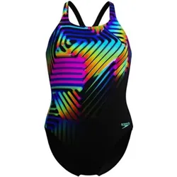 SPEEDO Damen Schwimmanzug Womens Digital Printed, Pahala Blend - Speedo Black, 40