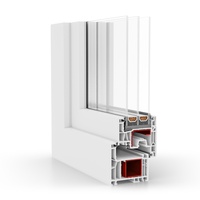 aluplast IDEAL neo AD, Kunststofffenster, Weiß, 1-teilig festverglast, 510 x 510 mm, individuell konfigurieren