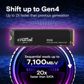Crucial P310 2TB M.2 2280 PCIe Gen4 NVMe SSD