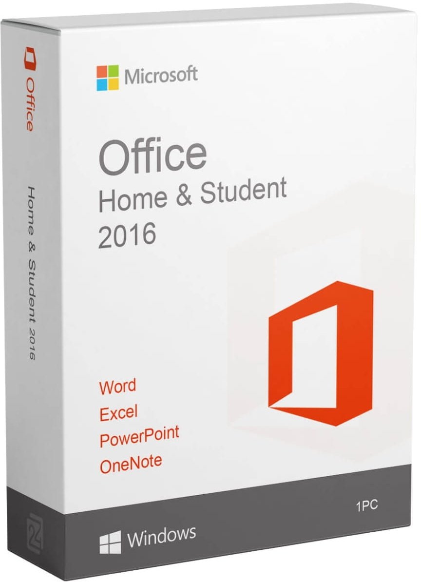 Microsoft Office 2016 Famille et Étudiant