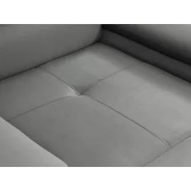 Mirjan24 Sessel Torezio Cord 134 x 90 x 102 cm Schwarz mit Einstellbaren Kopfstützen