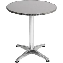 Mojawo 3-tlg. Bistro Garnitur Balkonset Garnitur Tisch + 2 Stapelstühle Ø60cm