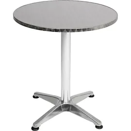 Mojawo 3-tlg. Bistro Garnitur Balkonset Garnitur Tisch + 2 Stapelstühle Ø60cm
