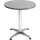 Mojawo 3-tlg. Bistro Garnitur Balkonset Garnitur Tisch + 2 Stapelstühle Ø60cm