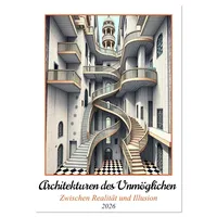 Calvendo Architekturen des Unmöglichen - Zwischen Realität und Illusion