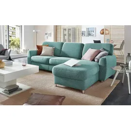 Smart Ecksofa Valencia ¦ türkis/petrol ¦ Maße (cm): B: H: 90 T: 173.0