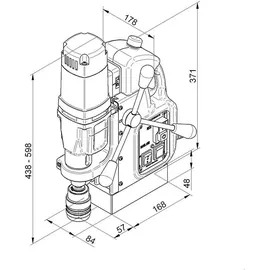 bds maschinen Magnet-Kernbohrmaschine MAB 485