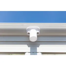 Westmann Carport Helsinki 3,05 x 5,03 m weiß inkl. Regenrinne