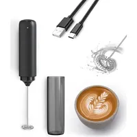 Elektrischer Milchaufschäumer, Mini-milchaufschäumer Mit Usb-aufladung Für Kaffee/latte/cappuccino/heiße Schokolade