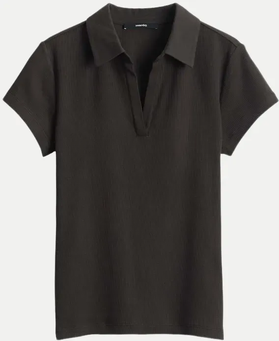 Slim-Fit Poloshirt Kleoh Braun 40