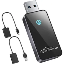 salcar Wireless Adapter für Android Auto – 2025 Upgrade | Kabelloser Android USB Dongle mit Dualband WiFi | Stabil & unterbrechungsfrei | Kompatibel mit Android 11 oder höher & Android Auto
