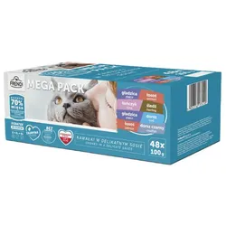 Frendi-Beutel für Katzen mit Fischgeschmack in Sauce 48x100g