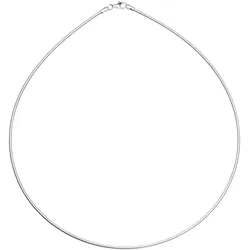 Halsreif OSTSEE-SCHMUCK "Ostsee-Schmuck Halsreif Omega 1,7 mm Halsreif Omega 1,7 mm" Gr. 50, silber (silberfarben), Halsketten, Damen, 50cm, Silber 925 (Sterlingsilber), L: 42cm