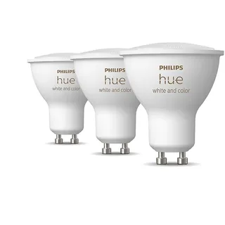 Philips Hue White & Color Ambiance GU10 Dreierpack 3x350lm