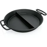 Was Eisenguss-Riesenpfanne 65 cm  mit Mittelsteg