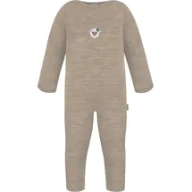 normani Outdoor Sports Baby Merino Strampler Tangoio in Beige | Gr.: 68