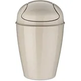 Koziol DEL S Schwingdeckeleimer 5l sand