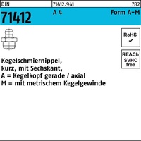 Hörger & Geßler DIN 71412 Kegelschmiernippel A 4 M