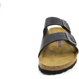 Birkenstock Arizona Weichbettung Naturleder geölt blau 38