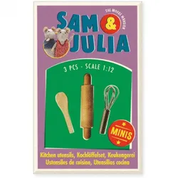 Sam & Julia Miniatur-Küchenutensilien 1:12