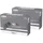 Sena 10r Dual Pack Intercom - Grey - One Size