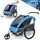 Kesser Kinderfahrradanhänger Sport-RX 2 in 1 blau